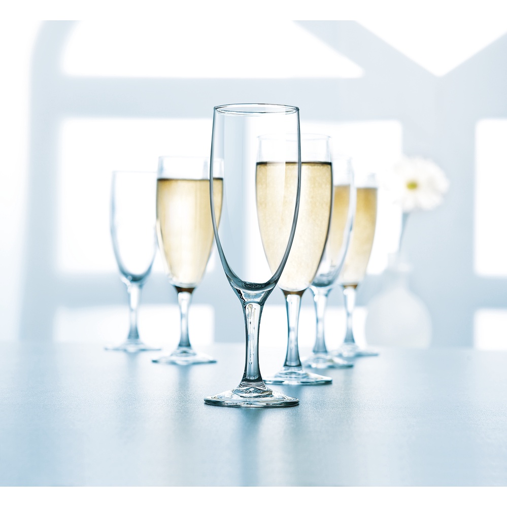 Bộ 6 Ly Champagne Thuỷ Tinh Luminarc Elegance 170ml - LUEL12063