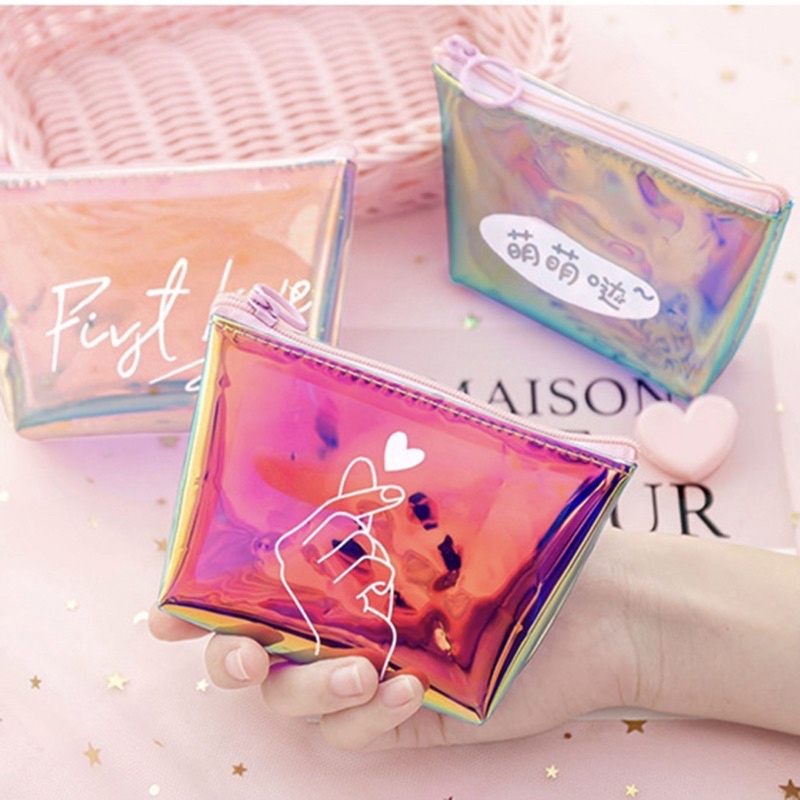 Ví nhựa PVC hologram trong suốt thời trang