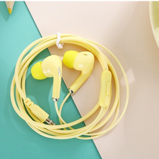 Tai Nghe Đa Năng 326 Có Nút Đệm Tai Âm Thanh Cực Êm Có Mic Nhiều Màu Hot Trend - Hazo