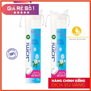 [CHÍNH HÃNG] Bông Tẩy Trang Duo Cotton Jomi 120 Miếng