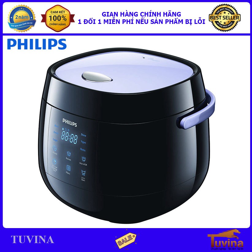 [Mã 159ELSALE hoàn 7% đơn 300K] Nồi Cơm Điện Tử Philips HD3060 0.7 Lít - Hàng Chính Hãng (Bảo Hành Toàn Quốc 24 Tháng)