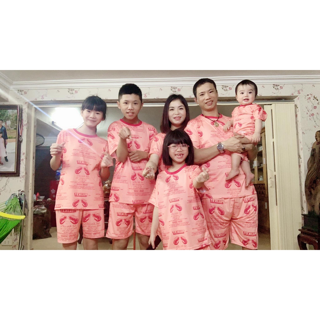Bộ đồ MILIKET nam nữ cả nhà cùng mặc từ 9KG đến 80KG, Đồ Bộ gia đình ngộ nghĩnh cho bé trai bé gái