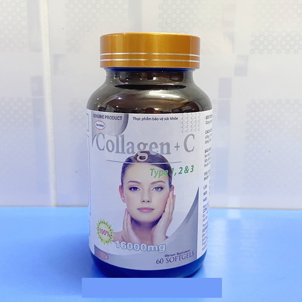 Viên uống đẹp da Collagen +C Type 123 giảm thâm nám tàn nhang - Hộp 60 viên | BigBuy360 - bigbuy360.vn