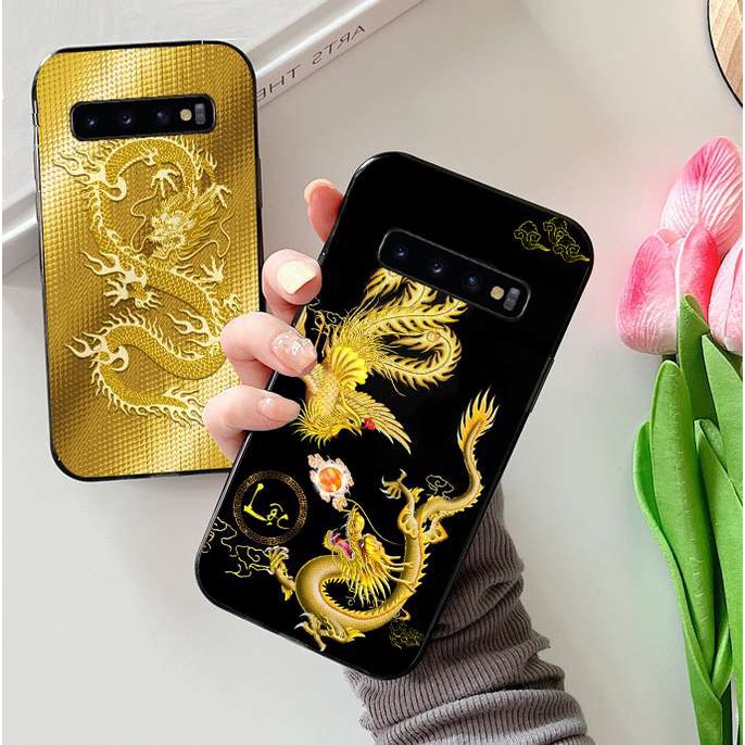 Ốp lưng in kính Rồng Tài Lộc 3D cho Samsung S10 - S10 Edge - S10 Plus - S10 Lite - S8 Plus - S8 - S9 - S9 Plus