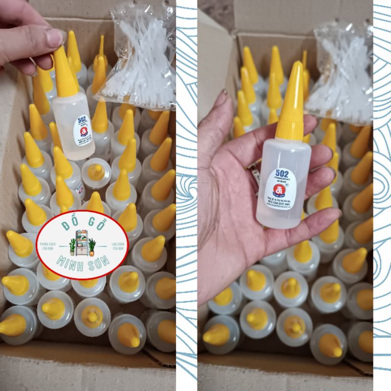 Keo 502 khô nhanh trong vòng 3giây