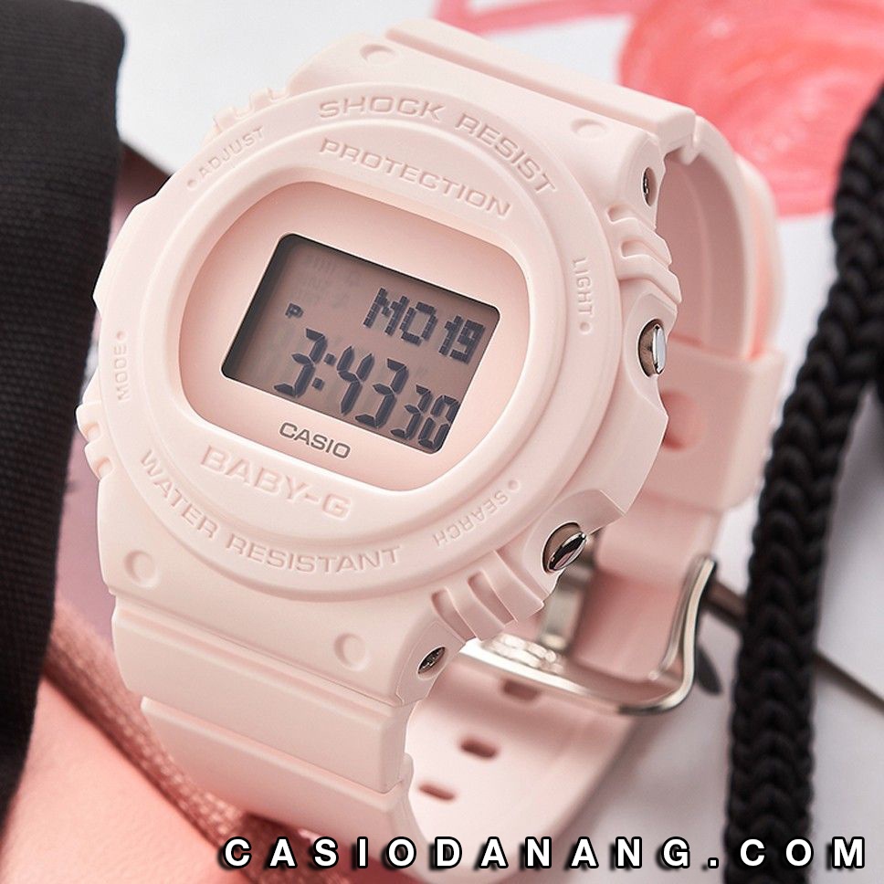 Đồng hồ nữ dây nhựa Casio Baby-G chính hãng Anh Khuê BGD-570-4DR