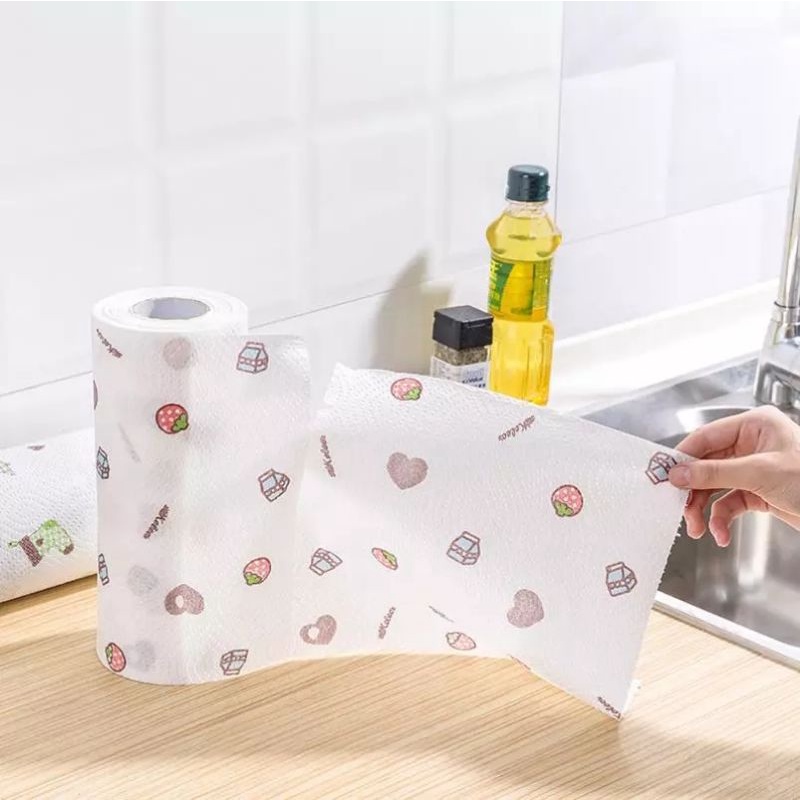 Cuộn Khăn Lau Đa Năng Tái Sử Dụng Được Nhiều Lần