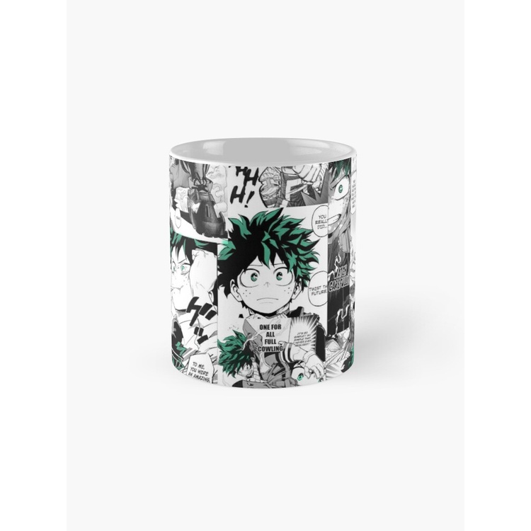 Cốc sứ My Hero Academia Deku Manga Collage
