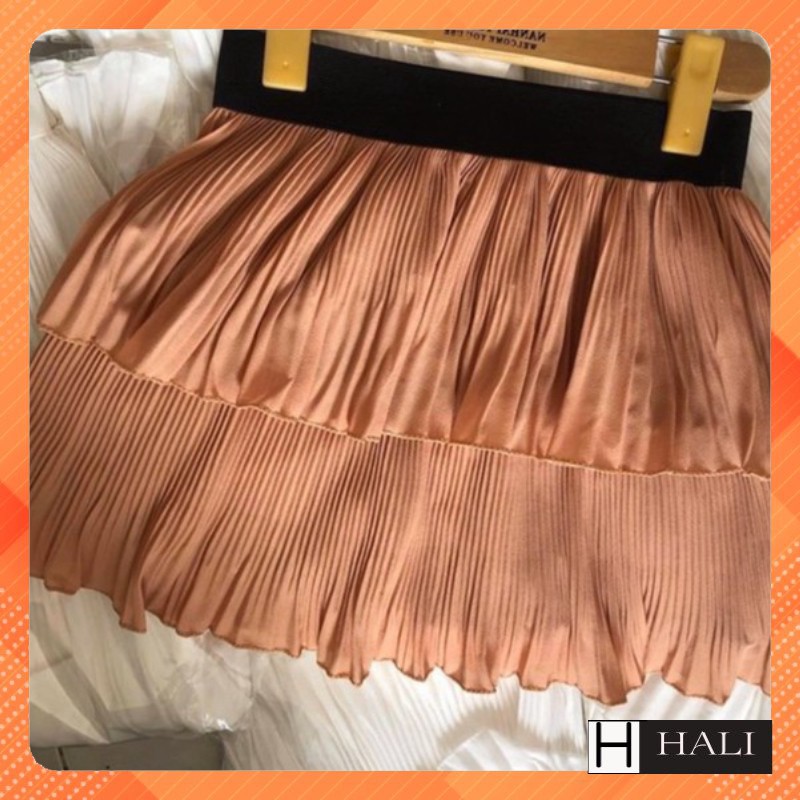 Chân váy 2 tầng thời trang nữ von nhún tầng bèo HALI 2 tầng kèm lót váy xinh | BigBuy360 - bigbuy360.vn