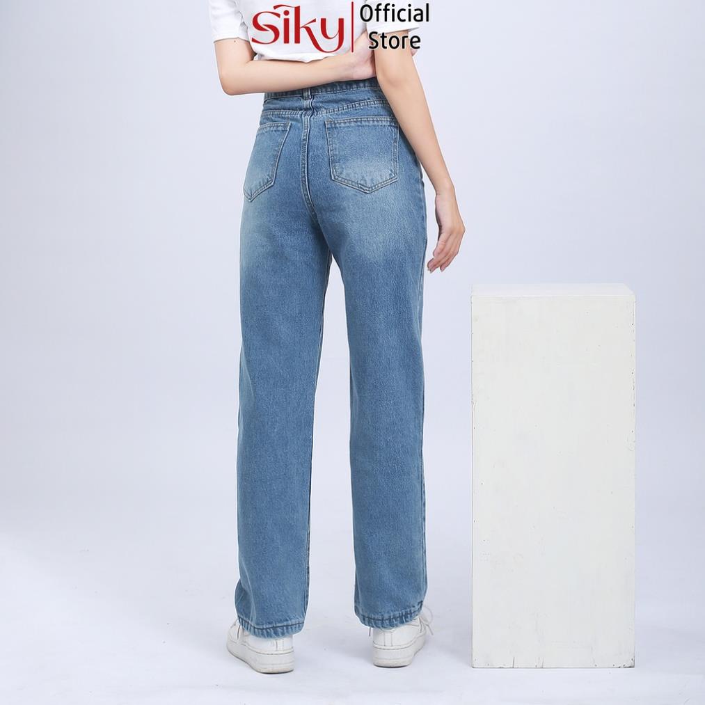 Quần jean nữ SIKY lưng cao phong cách hàn quốc - 3131 -CS6