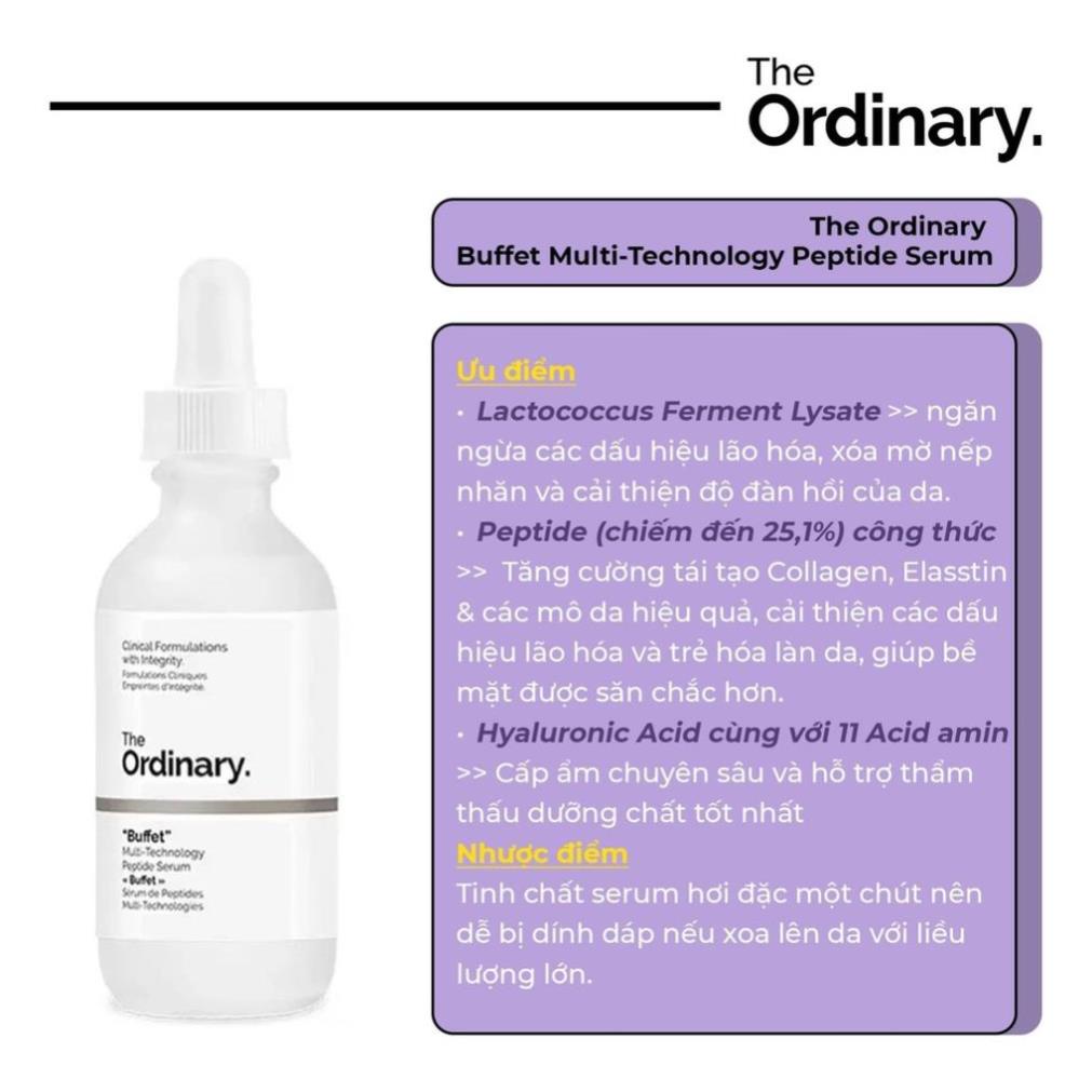 Serum Chống Lão Hóa Cao Cấp The ORDINARY BUFFET 30ml - Donna.cosmetics