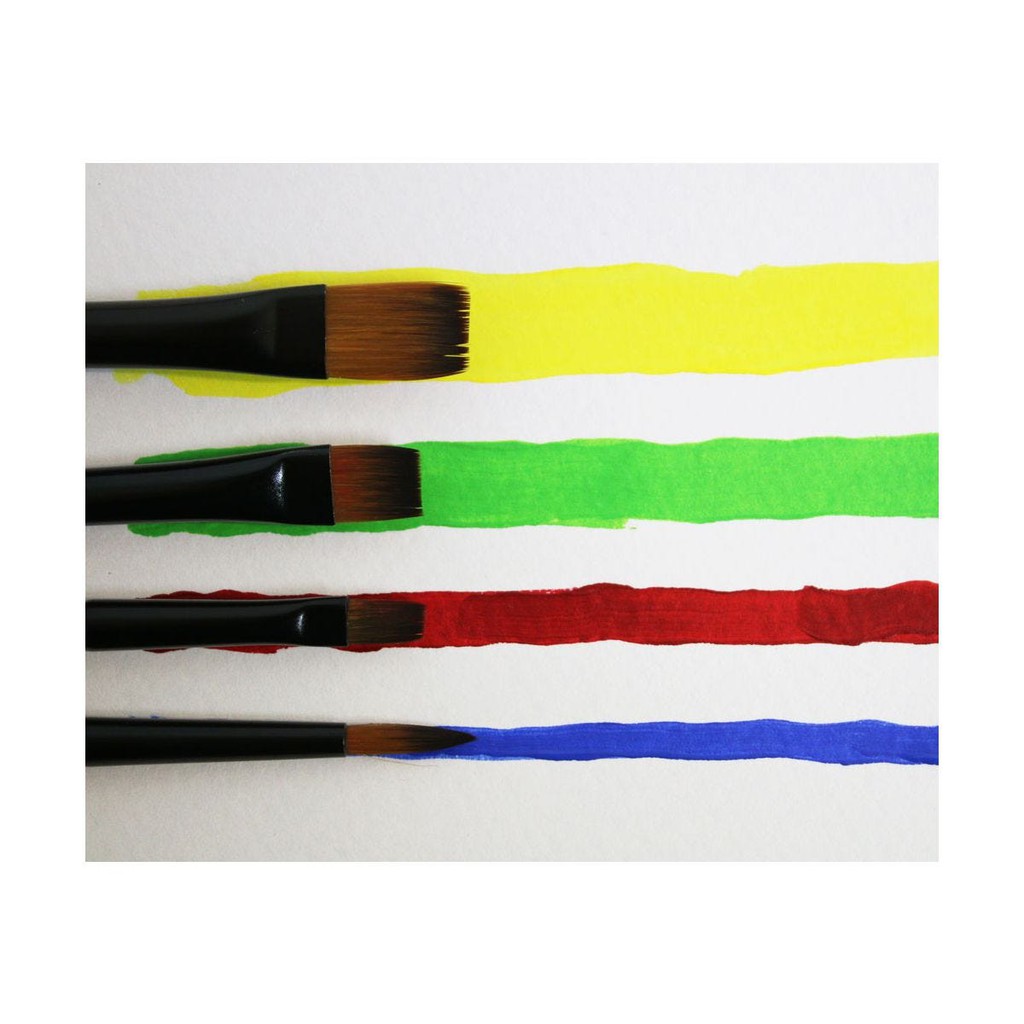 Bộ 4 Cọ Acrylic Mont Marte - Gallery Series Brush Set Acrylic 4pce - BMHS0011