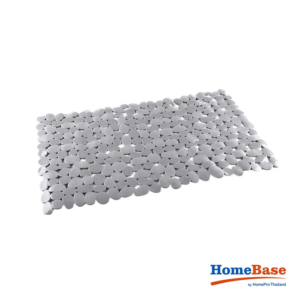 HomeBase MOYA Thảm trang trí nhà tắm PVC WY9978 W70xD0.6xH40 Cm màu xám