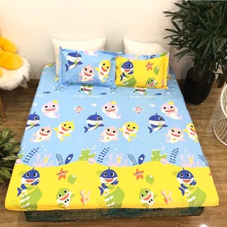 Ga chống thấm cao cấp Violet - chống thấm cotton dùng trực tiếp [ Tặng Kèm Tranh Để Bàn Cho Bé ]