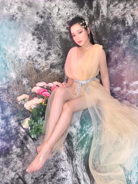 Váy voan chụp ảnh cưới (mã VAY02)