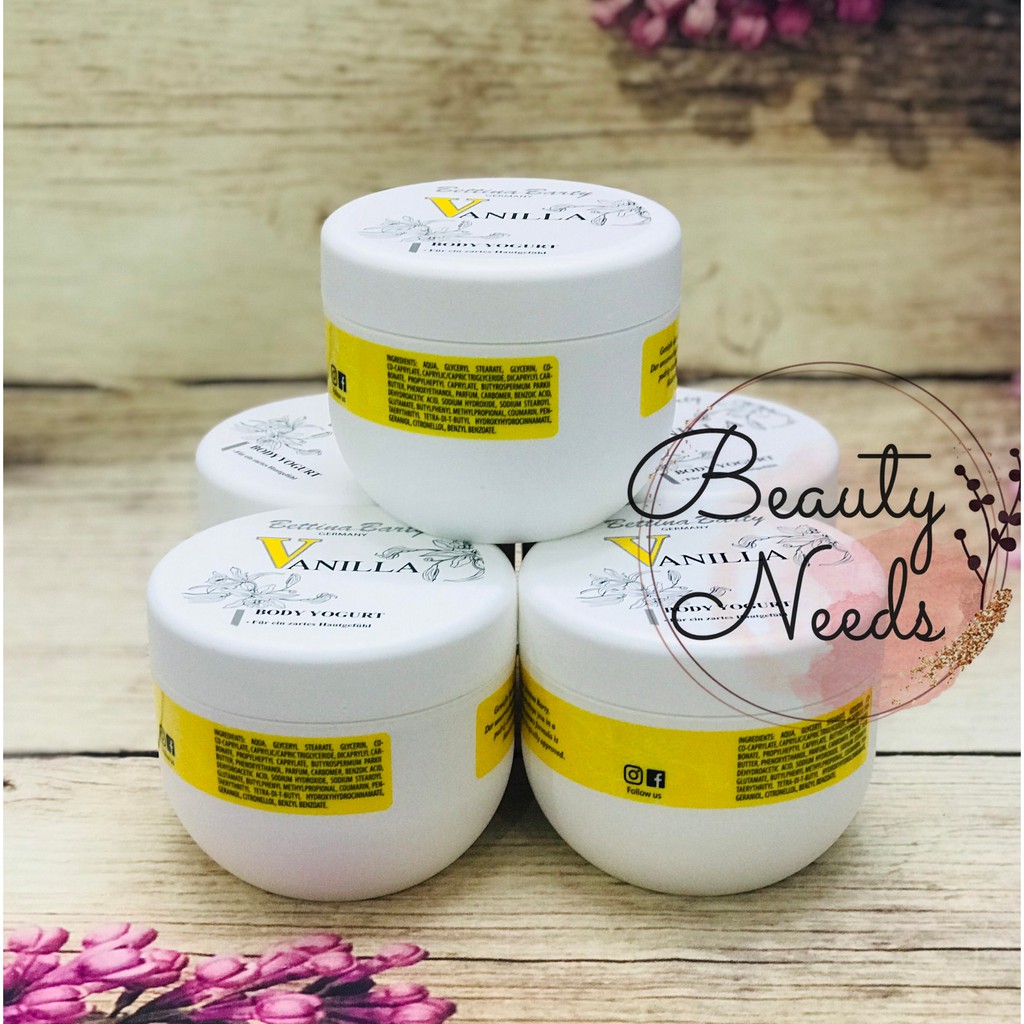 KEM DƯỠNG THỂ SỮA CHUA BETTINA BARTY VANILLA BODY YOGURT 300ML DẠNG HŨ CỦA ĐỨC | BigBuy360 - bigbuy360.vn