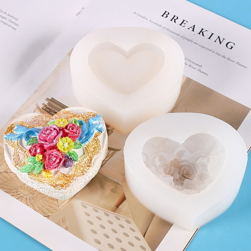 Sa Khuôn Silicon Làm Hộp Đựng Trang Sức