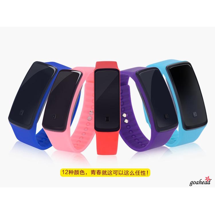 ☞❀❤♕GOANew Fashion Digital LED Sports Watch Unisex Silicone Men Women Wrist Watches