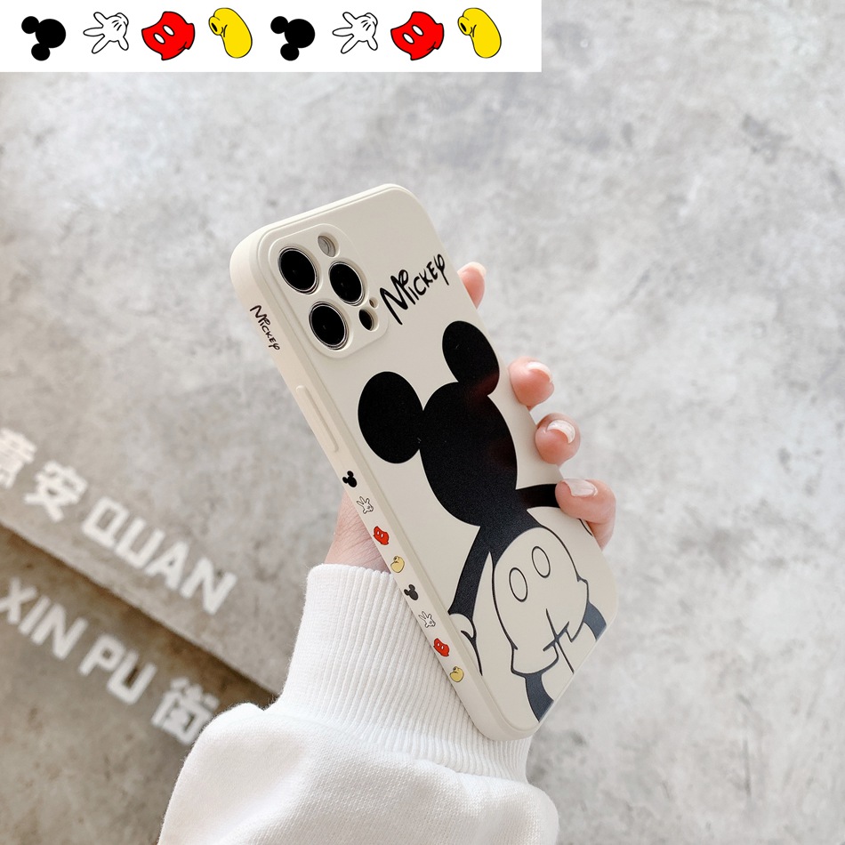 Ốp Điện Thoại Mềm In Hình Chuột Mickey / Minnie Xinh Xắn Cho Iphone 11 12 Pro 12pro Max 12mini 7 8 Plus X Xs Max Xr | BigBuy360 - bigbuy360.vn