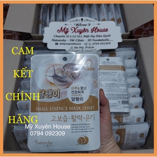 10 miếng mặt nạ dưỡng da Ốc Sên Natureby chính hãng Hàn Quốc