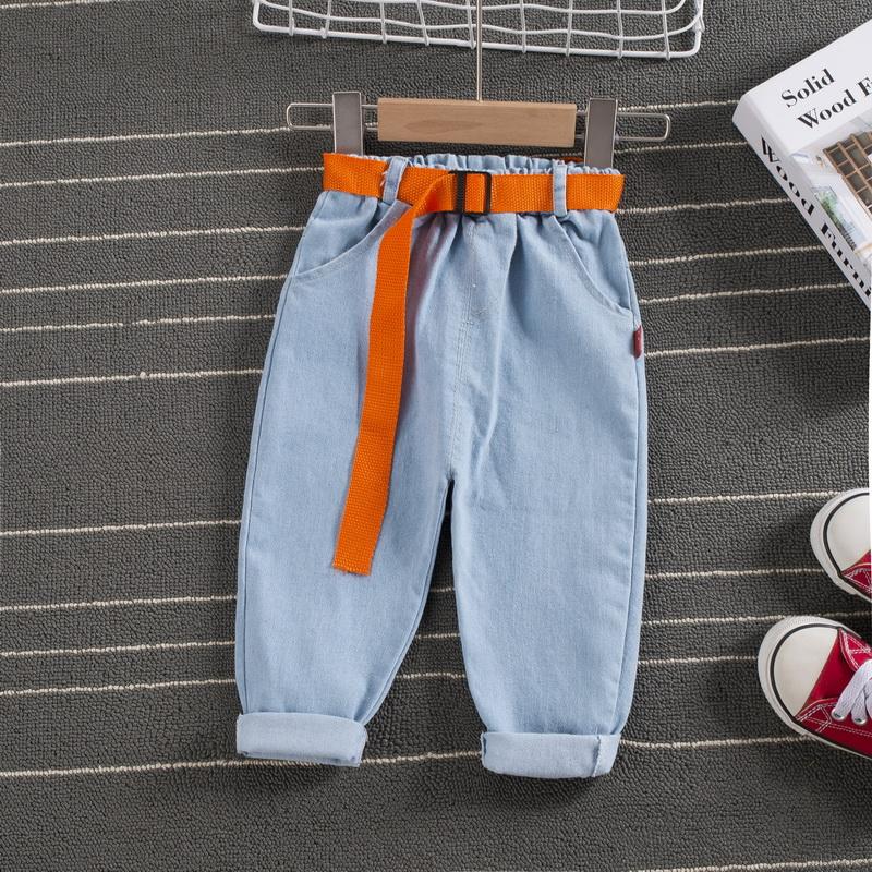 Quần Dài Cotton Màu Trơn Mềm Mại Cho Bé Gái