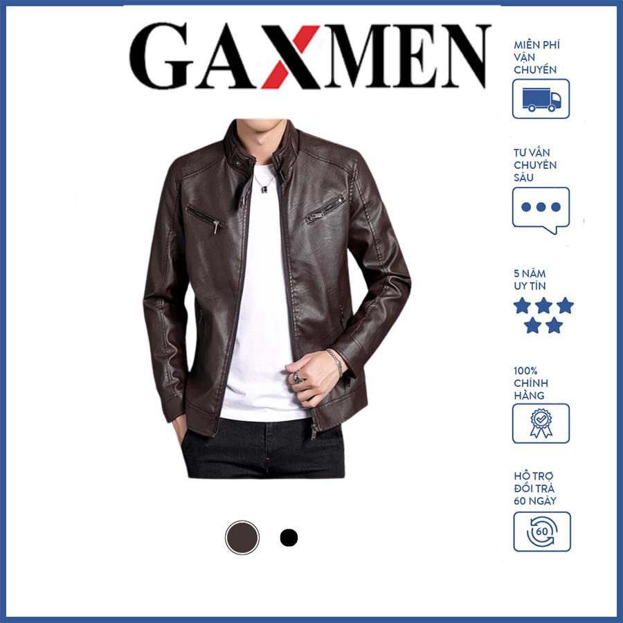 Áo Khoác Da Nam Khóa Túi Kéo Chất Da Xịn Cao Cấp-Da03L bảo hành 5 năm hàng vnxk