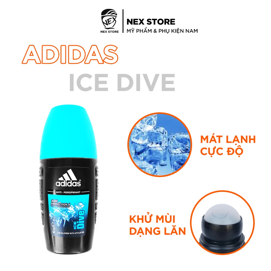 Lăn khử mùi nam, lăn nách nam Adidas chính hãng bản cao cấp 2021 - NeX Store | BigBuy360 - bigbuy360.vn