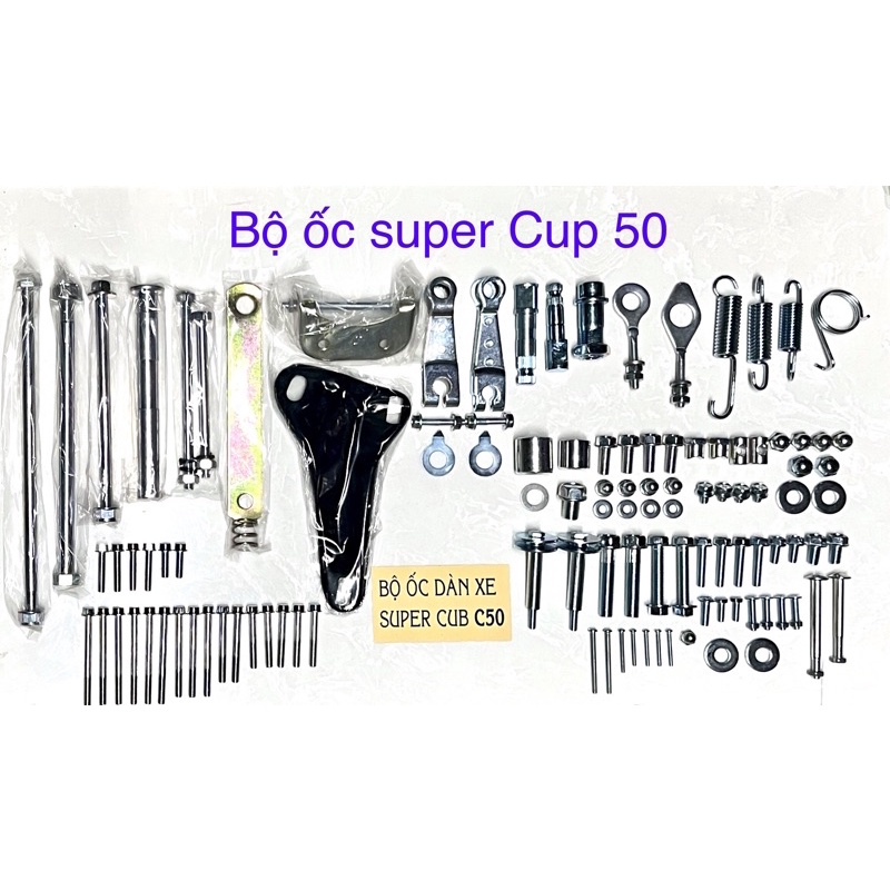 Bộ ốc dàn xe Cub 50 - Cub 81 Đủ 90%