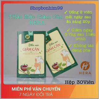 Thảo mộc giảm cân Hera Plus kèm thẻ bảo hành