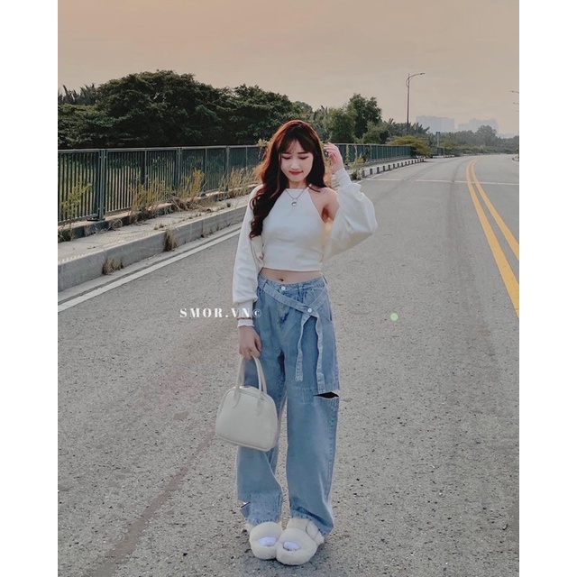 [Ảnh thật tự chụp] Quần jeans suông 108
