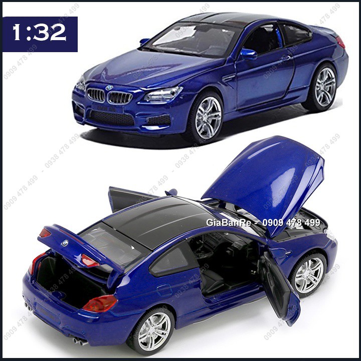 Xe Mô Hình Kim Loại Siêu Xe Bmw M6 Tỉ Lệ 1:32 - 9637