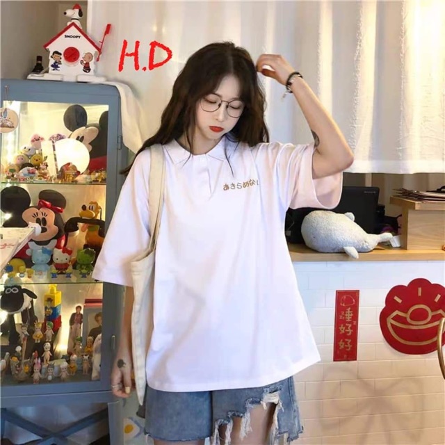 Áo polo chữ nhật cá tính HDA0220