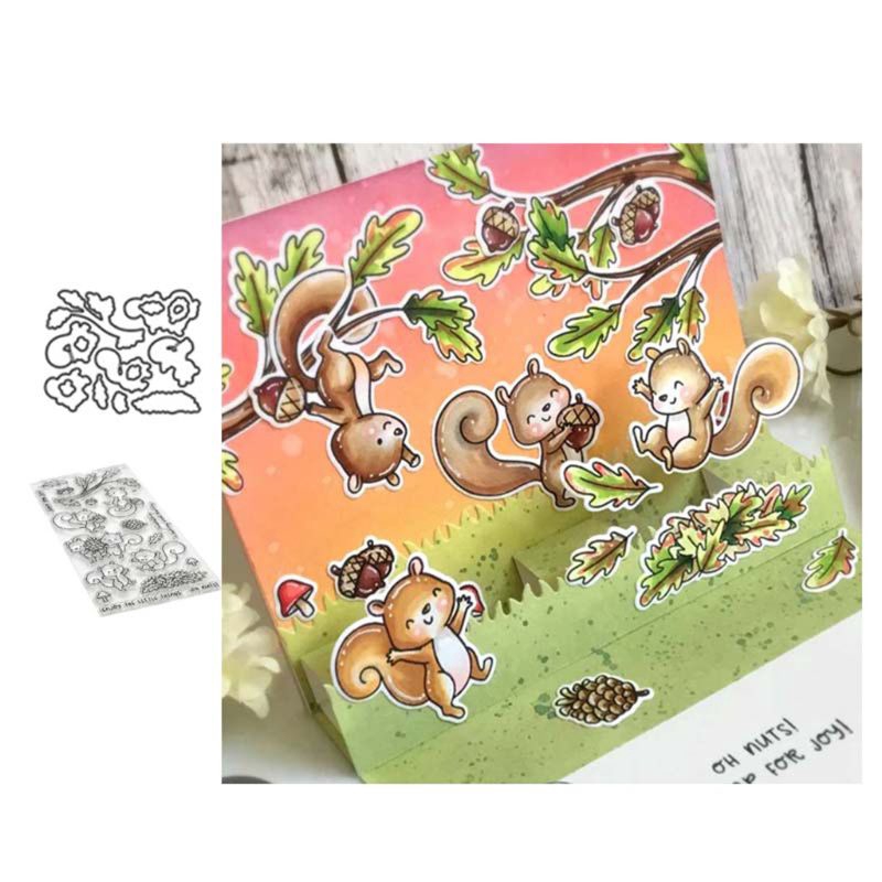 Khuôn Cắt Giấy Làm Từ Kim Loại Hình Quả Thông Trang Trí Scrapbook