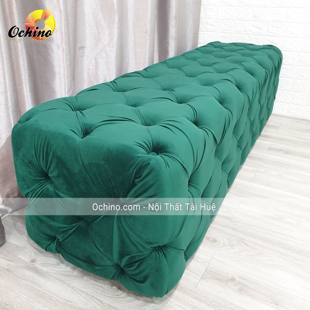 Ghế Dài Sofa Nhún Cổ Điển Cao Cấp Size 1M4 (Đủ Màu)