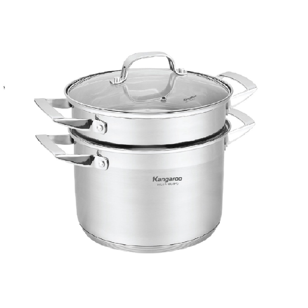 Nồi hấp inox cao cấp 5 lớp Kangaroo KG28IS/KG32IS