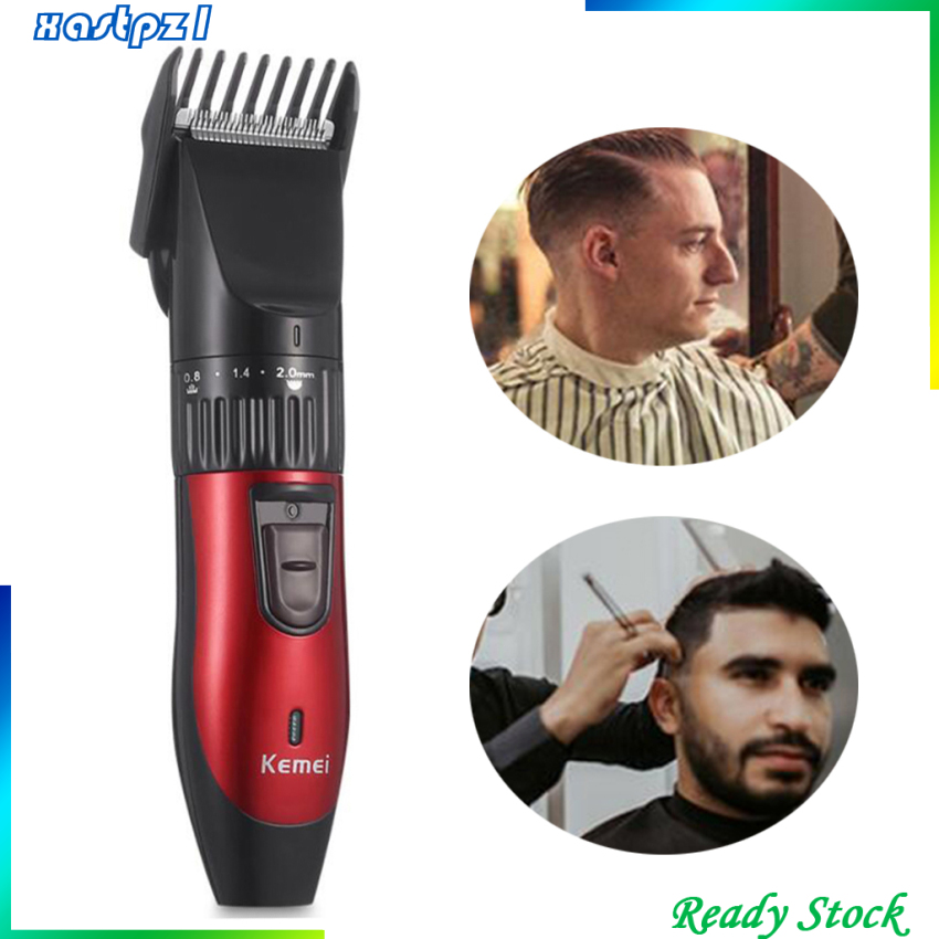 [Ready Stock]Rechargeable Cordless Electric Hair Trimmer Shaver for Men Adult Kid EU Plug