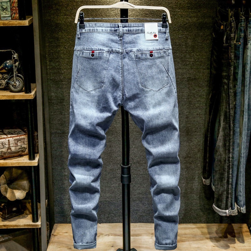 Quần Jeans Dài Phong Cách Hàn Quốc Dành Cho Nam