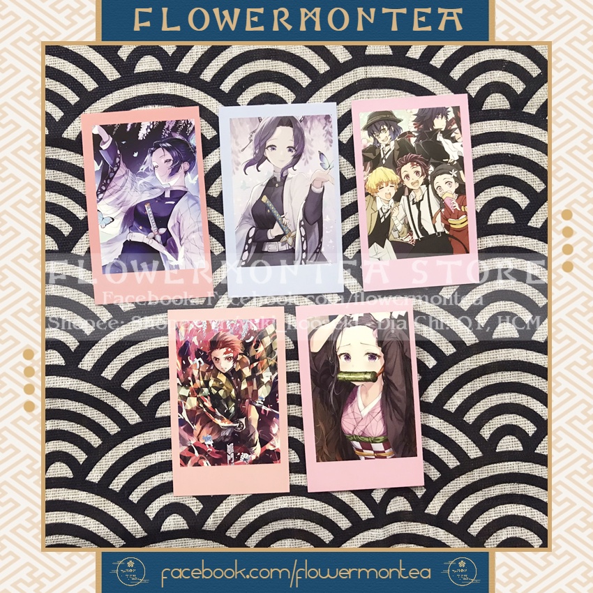 Set 15 Thẻ Hình | Polaroid Card - Kimetsu No Yaiba | Thanh Gươm Diệt Quỷ