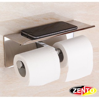 Lô giấy vệ sinh kép inox 304 Zento HB1122