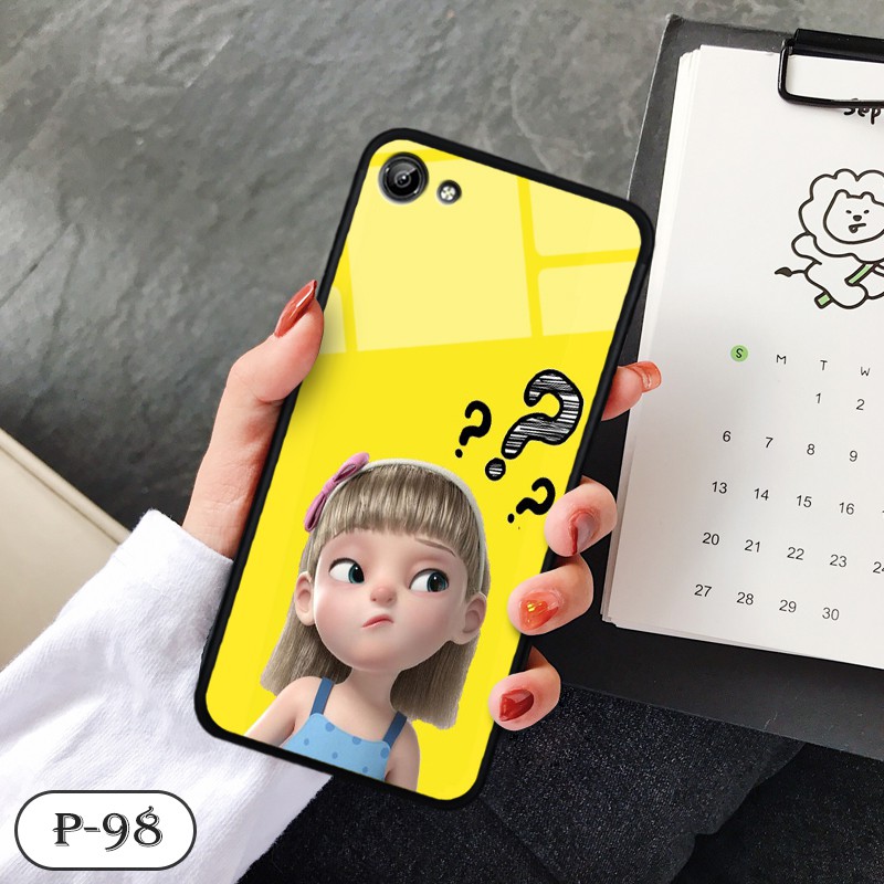 Ốp kính in hình cute Vivo Y55/ Y55s