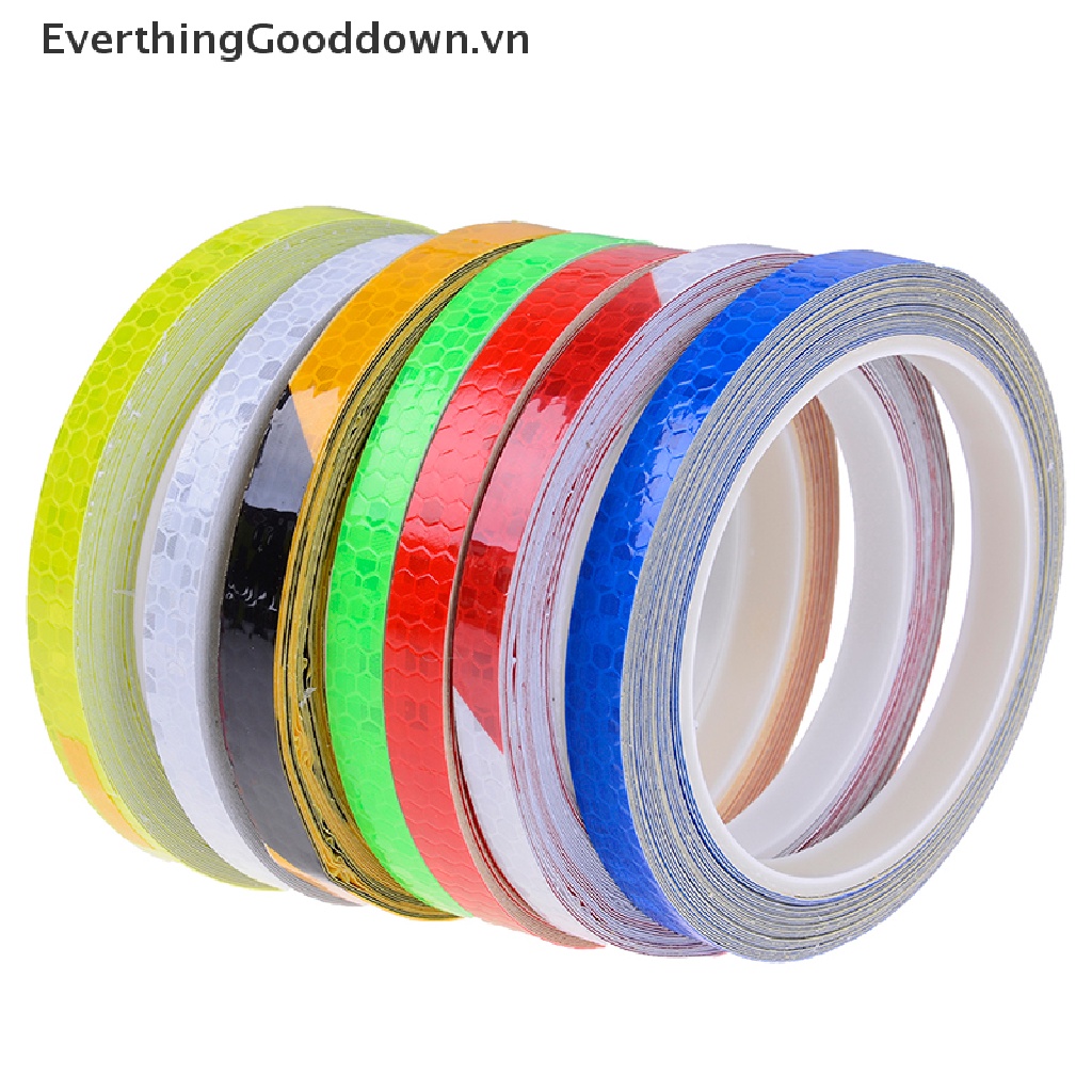 Sticker Phản Quang Dán Vành Bánh Xe Đạp / Xe Máy Bảo Vệ An Toàn