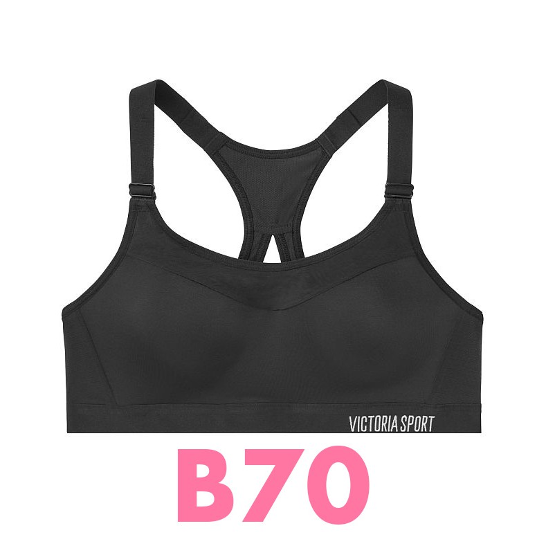32B/B70 - Áo tập đen Lightweight  mút đệm dòng Max Sport, Lightweight Black - Victoria's Secret