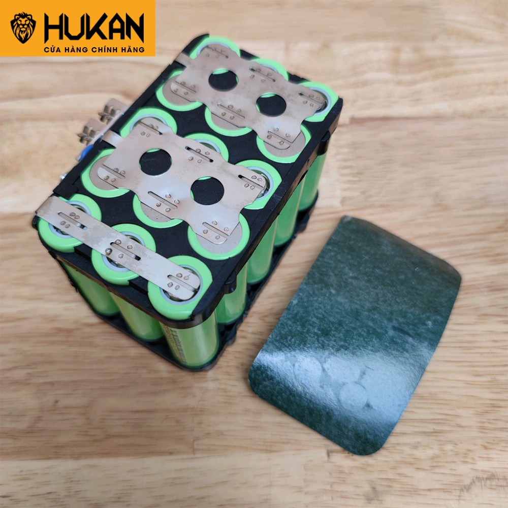 Pin HUKAN 15cell 21V 6Ah Li-ion dung lượng cao chân pin phổ thông cho dòng máy khoan X1 X6 X7 X8 X9 AG-PR99 cưa máy