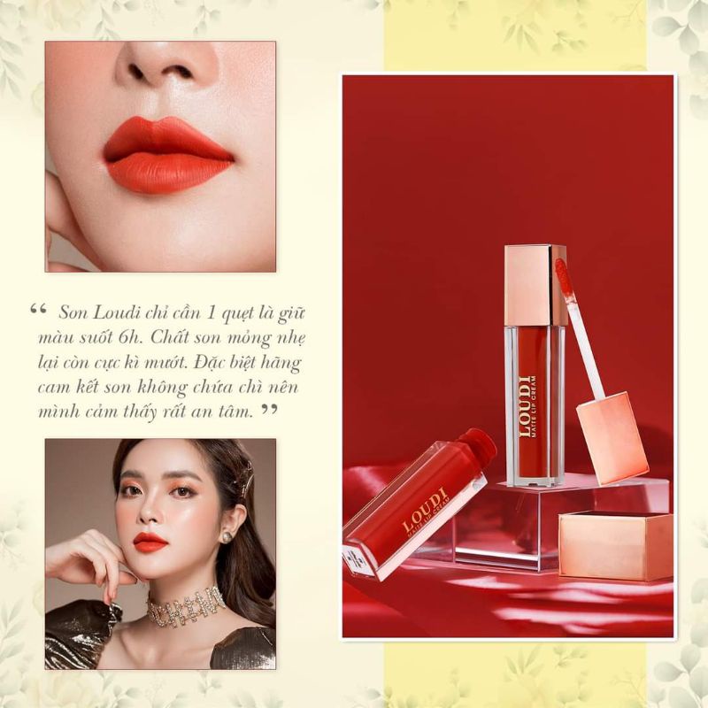 SON KEM LOUDI SIÊU LÌ 12 MÀU_GIỚI NGHỆ SĨ ĐANG DÙNG