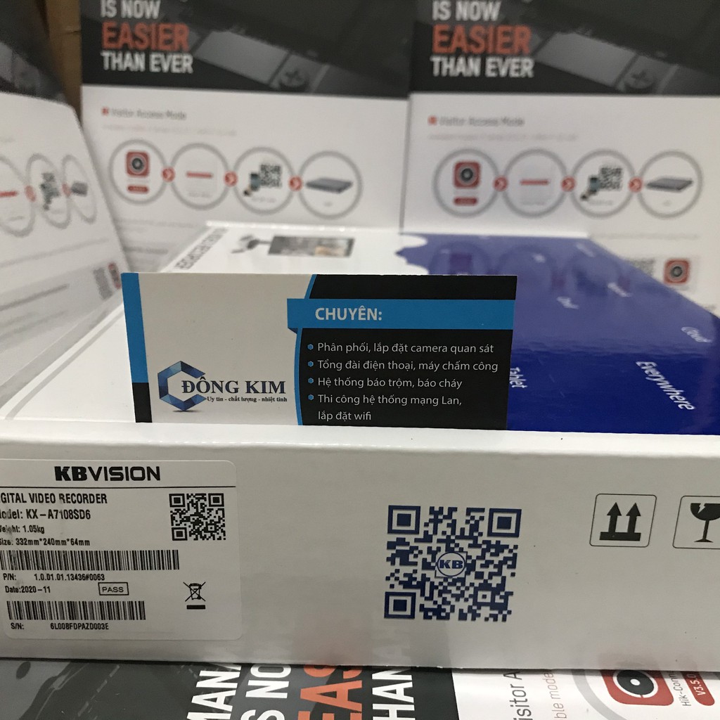 Đầu ghi hình 8 kênh 5 in 1 KBVISION KX-7108Ai Bảo Hành 24 Tháng