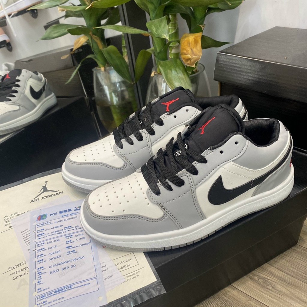 (surucara) Giày Sneaker Cổ Thấp - Jordan 1 Low Smoke Grey Xám Thấp Cổ Fullbox