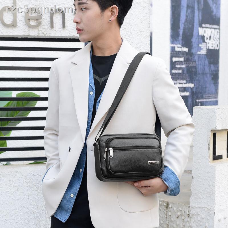 Ví nam công sở đeo vai đơn, dung tích lớn ba lô thông thường bằng da PU chống thấm nước, túi mạnh mẽ và bền | BigBuy360 - bigbuy360.vn