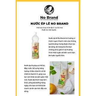Nước Ép Lê Hàn Quốc Chai 1.5 Lít