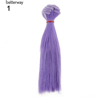 Tóc Giả Duỗi Thẳng Cho Búp Bê , Dài 15Cm