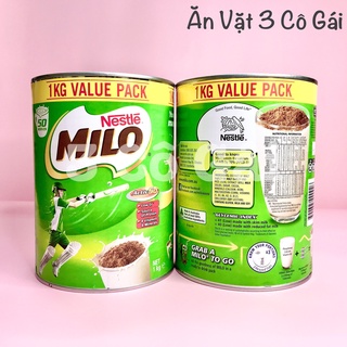Bột Nestlé MiLo Úc Dạng Lon 1Kg
